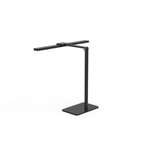 Lampe de lecture LED premium 24W avec corps en aluminium, indice de fidélité des couleurs élevé 95, protection des yeux, 3 modes, gradation coulissante, lampe de table moderne