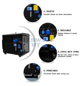 Générateur silencieux 5kVA-10kVA le plus vendu avec télécommande ATS 110V/220V/380V 50/60Hz pour usage domestique et industriel - Product Image 6