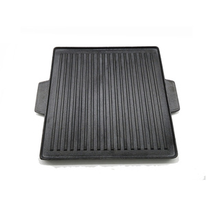 Plancha asadora reversible Plancha 38x38cm de hierro fundido para <span class=keywords><strong>Paellero</strong></span> de <span class=keywords><strong>gas</strong></span> hornillo de <span class=keywords><strong>gas</strong></span> - Product Image 4