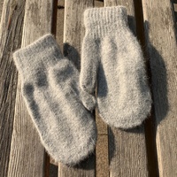 Vente en gros de gants et de mitaines chauds en laine et cachemire pour femmes, pour l'hiver, Style rayé, pièces