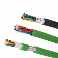 Kabel Rantai Tarik Terlindung Inti Twisted Pair 26/24/22AWG 2/4/6/8 Inti Kawat TRVVPS TRVVSP TRVV untuk Transmisi Data Industri