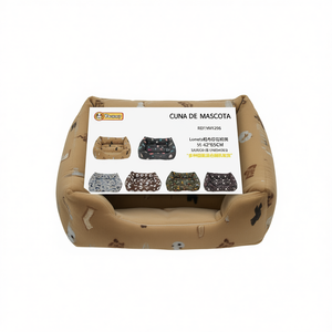 Coussin carré en soie pour chien 55*42CM - Product Image 2