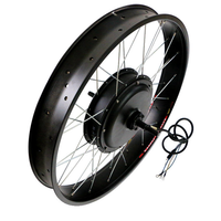 Kit de Conversión para Bicicleta Eléctrica, Llanta Gruesa de 20-26 Pulgadas, 4.0, Motor Trasero de Aleación de Aluminio de 72V 1000W-3000W-5000W