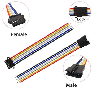2 <span class=keywords><strong>3</strong></span> 4 5 6 Pins kadın erkek SM JST bağlantı kablosu uzatma elektrik telleri için 3528 5050 RGB LED şerit işıklar - Product Image 4