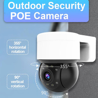 Cámara de Seguridad IP PTZ con Detección Humanoide por IA, Gran Angular, Audio Bidireccional, 1080P, 8MP, CMOS, para Exteriores, con PoE