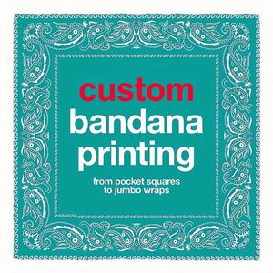 Custom Bandana Made to Order with Your Design Perfect for Business Marketing Events or Personalized <b>Gifts</b> - Product Image 1