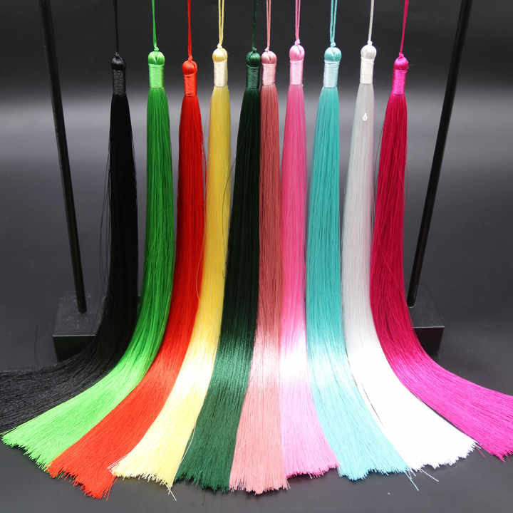 Polyester kwastje, kwastjes decoratieve accessoire sleutel