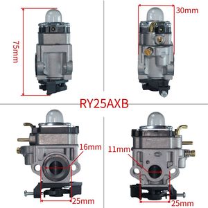 Walbro <span class=keywords><strong>Ryobi</strong></span> Carburateur RY25AXB de qualité industrielle pour tondeuse à gazon tronçonneuse Support OEM personnalisé 308054121 095159009 090159001 - Product Image 6