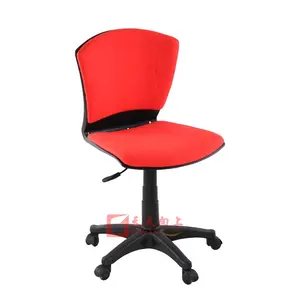 유연한 유니버설 휠이있는 부드러운 쿠션이있는 우아한 디자인의 회전 사무실 의자 조정 가능하고 편안한 레저 의자