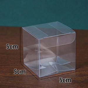 Récipient en plastique carré transparent de taille personnalisée pour le jardinage à la maison outil de stockage de graines de décoration de petite plante transparent outils de gâteau - Product Image 1