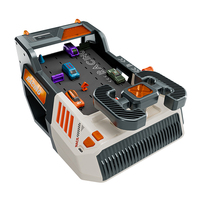 Nuevo Juego de Mesa de Simulación de Carreras de Autos, Juego Educativo de Conducción con Volante y Obstáculos para Niños