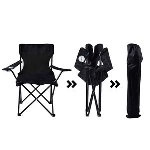 Chaise pliante portable d'extérieur en gros, chaise de plage créative ultra-légère avec dossier, chaise de camping et de pêche - Product Image 1