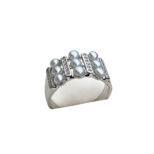 Anillo de Plata S925 para Joyería DIY 10636, con Baño de Oro de 18K, Incrustaciones de Cuentas Huecas y Gruesas de 3-4mm - Product Image 5