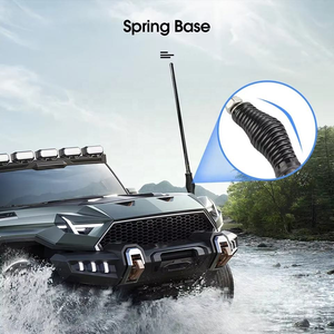 เสาอากาศออฟโรด4x4 UHF UHF V/U ดูอัลแบนด์4G CB 27MHz 477MHz PL259 FME-FME-FEMALE smas-MALE SUV เสาอากาศไฟเบอร์กลาสแบบเคลื่อนที่ - Product Image 2