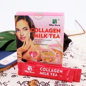 Suplementos para el Cuidado de la Piel con Té de Leche y Colágeno para una Piel Radiante, Polvo de Colágeno para Blanquear la Piel del Rostro - Product Image 5