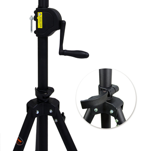 WP-162B Height adjustable Crank aluminum <b>Speaker</b> <b>Stand</b> with Single Telescoping Leg - Product Image 6