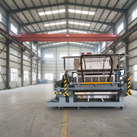 Machine automatique pour les plateaux à œufs |   Machine à fabriquer des barquettes à œufs à faible investissement, machine à fabriquer des barquettes à œufs à partir de papier recyclé pour les fermes avicoles
