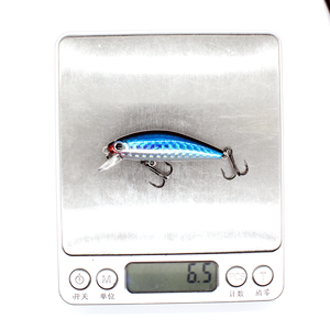 AOCLU Sinking Wobbler Jerkbait 50mm 6.5g Leurre Souple Minnow Manivelle pour Pêche au Bar, Saumon, Brème en Rivière et Lac avec Hameçons VMC - Product Image 4