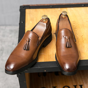 أحذية فاخرة بتصميم ريسمي من البوتيك للرجال ماركات مشهورة تصميم إيطالي فستان كلاسيكي + أحذية - Product Image 4