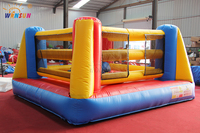 WINSUN Ring de Boxeo Inflable para Niños y Adultos Pequeños - Material de PVC, Certificado CE, Libre de Plomo, Resistente al Fuego e Impermeable, Capacidad de 200 kg, Personalizable