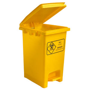 بيع بالجملة دواسة القدم الصغيرة <span class=keywords><strong>15L</strong></span> مستطيل سلة المهملات البلاستيكية لإعادة تدوير النفايات الطبية - Product Image 6