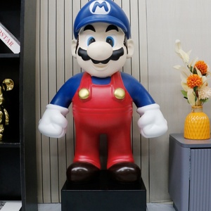 Tirelire de dessin animé moderne Art déco <span class=keywords><strong>Super</strong></span> <span class=keywords><strong>Mario</strong></span> <span class=keywords><strong>Bros</strong></span> <span class=keywords><strong>Figurine</strong></span> en résine Mobilier de bureau pour salon Arche Porche Home Furnish - Product Image 5