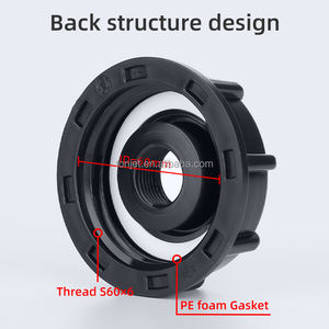 Récipient d'eau S60x6 Tuyaux de connexion pour système de drainage de vanne <span class=keywords><strong>Robinet</strong></span> de jardin Combinaison Irrigation Raccords de réservoir IBC Adaptateur - Product Image 6