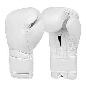 Guantes de Boxeo Premium de Cuero Genuino con Logotipo Personalizado, Cierre Antideslizante, Correa de Muñeca Ajustable - Colores y Tallas Personalizables Disponibles - Product Image 1