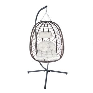 2024ใหม่เก้าอี้พับได้สำหรับกลางแจ้งเก้าอี้หวายขายดีเก้าอี้แขวนไข่หวายทันสมัยสำหรับคาเฟ่ปารีสเก้าอี้โซฟาบิสโทรเก้าอี้หวาย - Product Image 2