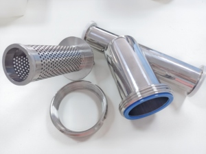 Lưới thép không gỉ nước giải khát & bia Máy lọc SS316 y-loại kẹp lọc 100 lưới cho chế biến nước trái cây - Product Image 5