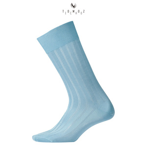 Calcetines <span class=keywords><strong>de</strong></span> Vestir Finos para Hombre, <span class=keywords><strong>de</strong></span> Lujo, 240N, <span class=keywords><strong>de</strong></span> Algodón Egipcio Mercerizado y Nailon, Estilo Italiano, Transpirables, para Negocios, Diseño sin Costuras - Product Image 3