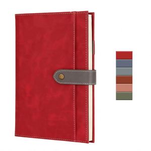 Cuaderno de Negocios Personalizable A5, Diseño con Cierre de Cuero PU, Diario de Viaje de Alta Gama, Hecho a Mano, Corporativo - Product Image 1