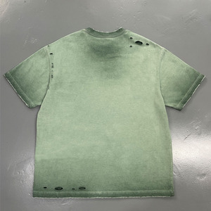 T-shirt <span class=keywords><strong>Vintage</strong></span> pria kustom kaus ukuran besar Pudar pudar matahari kaus ukuran besar asam Stonewash 100% katun - Product Image 2