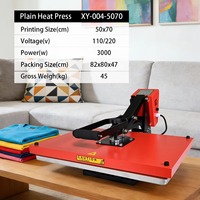 Presse à chaud manuelle 40x60cm (16x24 po) avec base en aluminium haute pression européenne pour transfert par sublimation sur T-shirts 220V/110V pour atelier