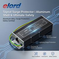 Parafoudre Ethernet Gigabit EPRJ45-5/1000M RJ45 à transmission haute vitesse, boîtier en aluminium, protection de signal