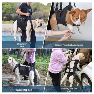 Hunde-Hilfsgurt für Ältere und Verletzte zur Genesungsunterstützung Brust-Rücken-Gurt Verstellbar Nicht-Einziehbare Leine Großhandel - Product Image 4