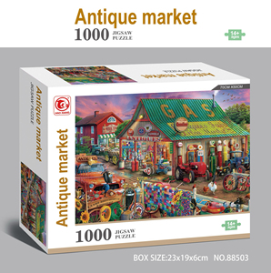 <span class=keywords><strong>Puzzle</strong></span> éducatif de dessin animé, 1000 pièces, imprimé en couleur, 70x50cm, carton gris pour adultes - Product Image 4