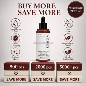 Suero Exfoliante Facial con Ácido Hipocloroso 80ml, Extracto de Arroz, Aloe <span class=keywords><strong>Vera</strong></span>, Blanqueador, Exfoliante Suave, Tratamiento Clarificante para Piel Muerta - Product Image 5