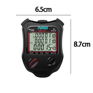 Cronómetro Deportivo de Precisión de 0.01s, Cronógrafo de Tres Filas, 500 Memorias, Cronómetro con <span class=keywords><strong>Bluetooth</strong></span> y Monitor de Frecuencia Cardíaca - Product Image 3