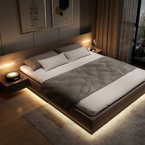 Nordic <b>Bed</b> Floor Style <b>Modern</b> Simple Storage <b>Bed</b> Japanese Tatami Plate <b>Bed</b> - Product Image 6
