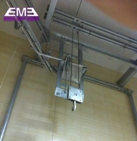 Système d'abattoir à petite échelle en acier inoxydable, ligne de transformation d'abattage, moteur, palan de levage de vache à haute productivité pour