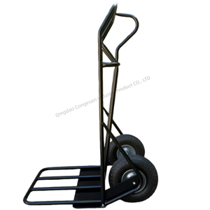 2'si 1 arada OEM Yüksek Kaliteli Ağır Hizmet Tipi Çelik Pnömatik Tekerlekli <span class=keywords><strong>Platform</strong></span> Ayarlanabilir El Arabası ve Taşıma Arabası - Product Image 4