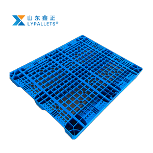 plastic pallet with best price 120x100cm hdpe plastic pallet black 3 legs plastic pallet for one time shipping