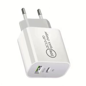 2 Port A+<b>C</b> 18W Universal Travel <b>Adapter</b> Power <b>Adapter</b> Usb Wall Charger EU US Mobile Phone Charger - Product Image 1