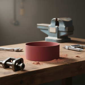 Banda de tela abrasiva 1500x120 mm de corindón grano 180 para lijar metal y madera - Product Image 3