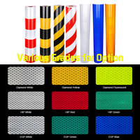 Feuille réfléchissante prismatique jaune fluorescent durable de qualité industrielle pour extérieur, auto-adhésive