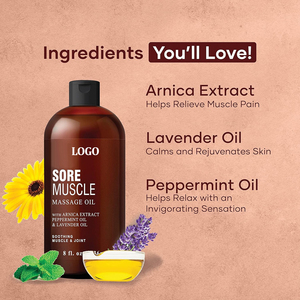 <span class=keywords><strong>Olio</strong></span> da <span class=keywords><strong>Massaggio</strong></span> allo Zenzero di Alta Qualità <span class=keywords><strong>per</strong></span> Dolori Muscolari, Etichetta Privata, <span class=keywords><strong>per</strong></span> Spa Corpo e Cellulite, con Lavanda Riscaldante, Rilassante e Tonificante - Product Image 3