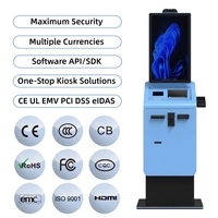 Terminal de Kiosco con Pantalla Táctil de 27 y 32 Pulgadas, para Estacionamiento, Aeropuerto, Autoservicio, Escáner de Código QR, Dispensador de Tarjetas, Impresora A4, Kiosco de Pago