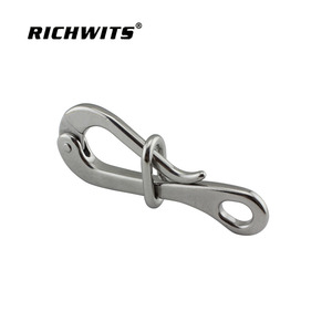 RICHWITS Stainless Steel 316 Gooseneck Hook Release & Spring Goosehead Hook <b>Marine</b> <b>Hardware</b> - Product Image 3