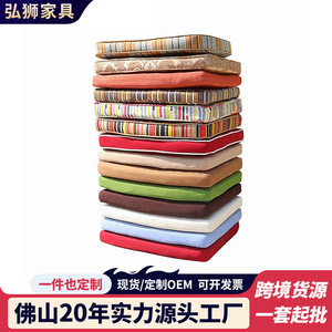 Coussin de chaise d'extérieur carré 100% polyester imperméable lavable en machine pour une utilisation en camping toute saison - Product Image 5